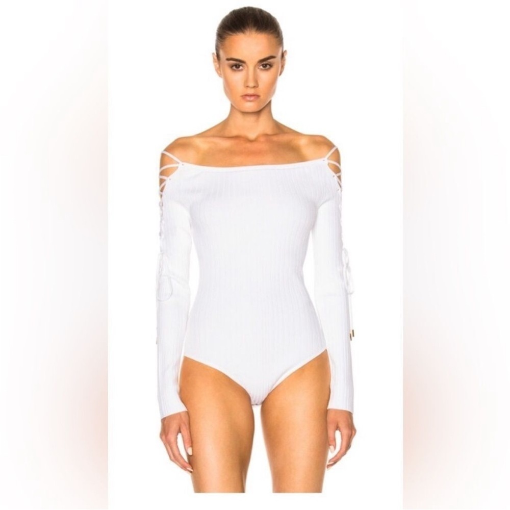 Cushnie White Off-Shoulder Women's